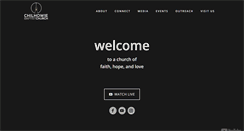 Desktop Screenshot of chilhowiebaptistchurch.com